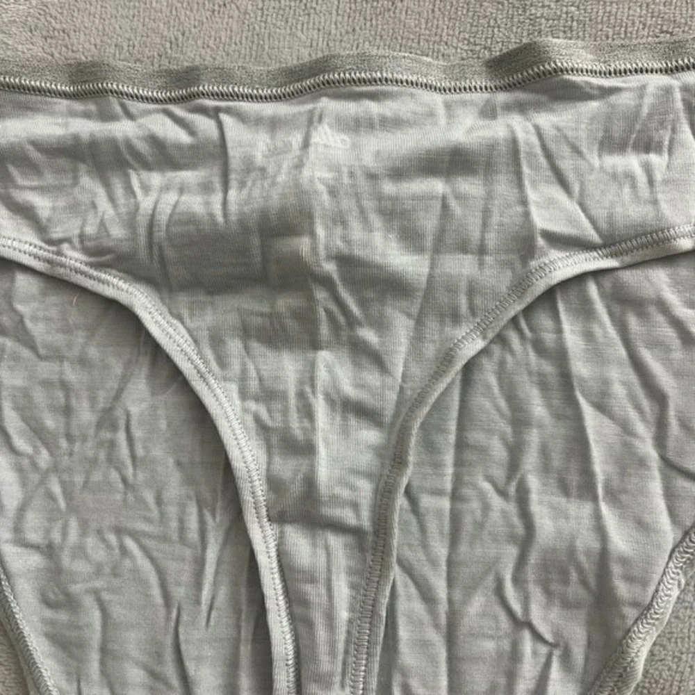 NWT allbirds Trino Thong Underwear Panties XXXL Peppercorn Wool Blend‎